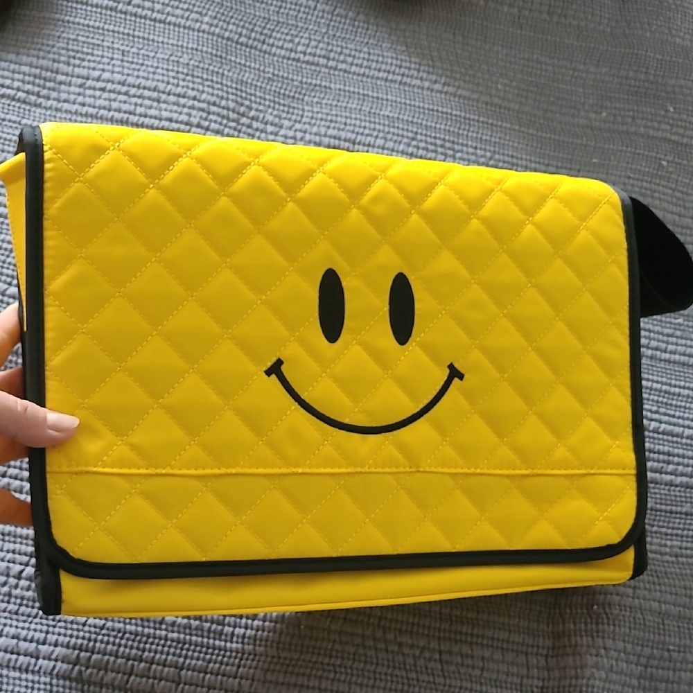 NWOT Delia's by DollsKill Smiley Face Messenger Bag